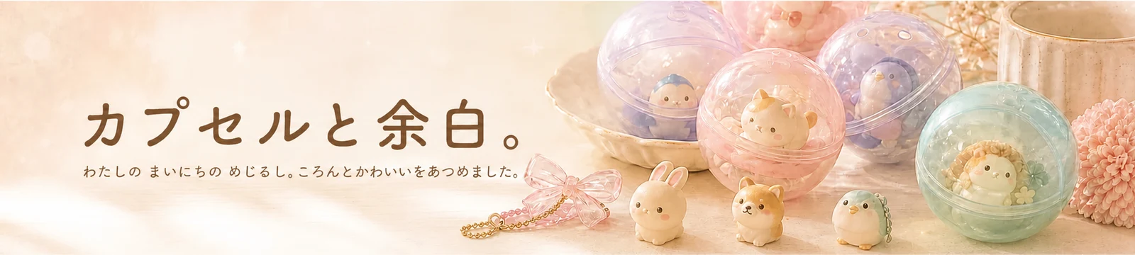 カプセルと余白。のヘッダー画像